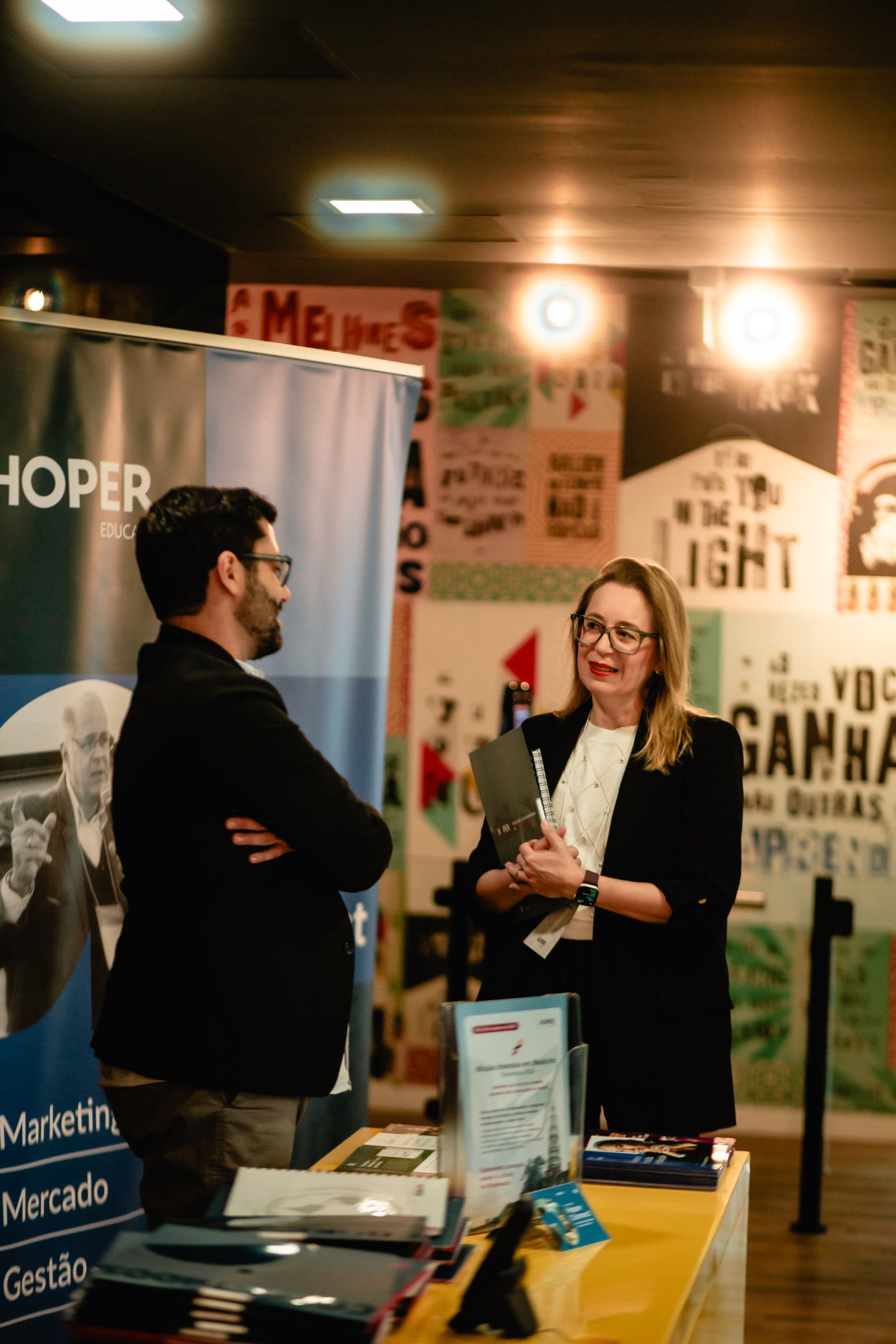 Estande da Hoper no evento